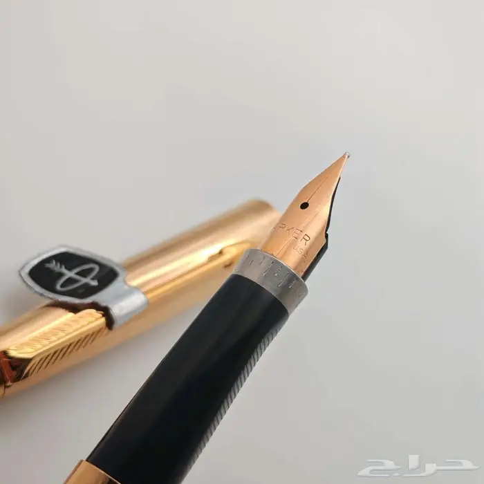 قلم باركر 75 حبر ريشه ذهب 14k 6