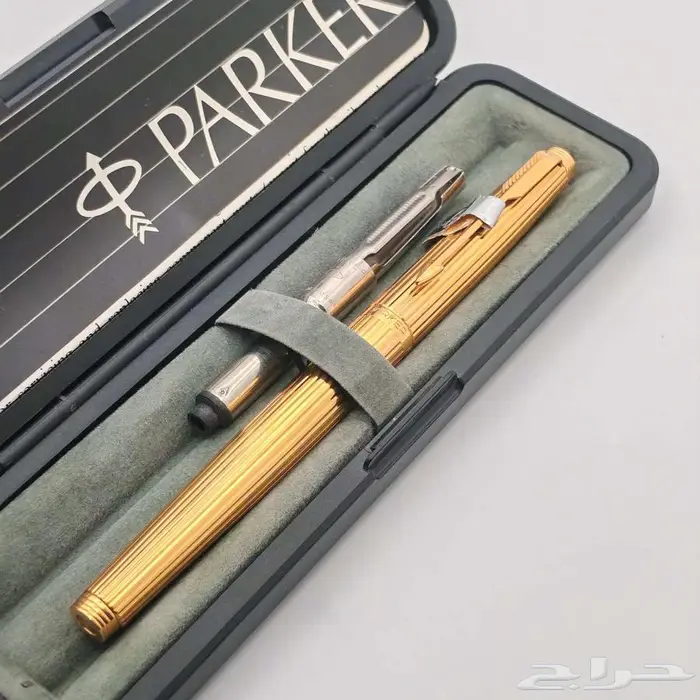 قلم باركر 75 حبر ريشه ذهب 14k 0