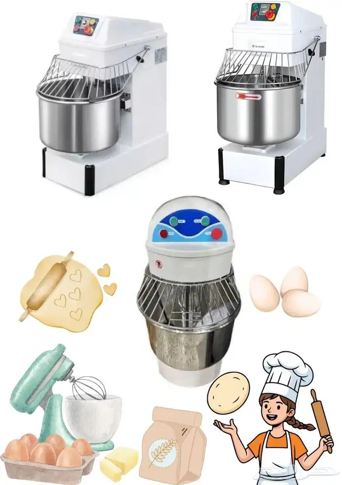 عجانة حلزوني عجانات مخبوزات تجهيز معدات مخابز أعمال ستيل 0