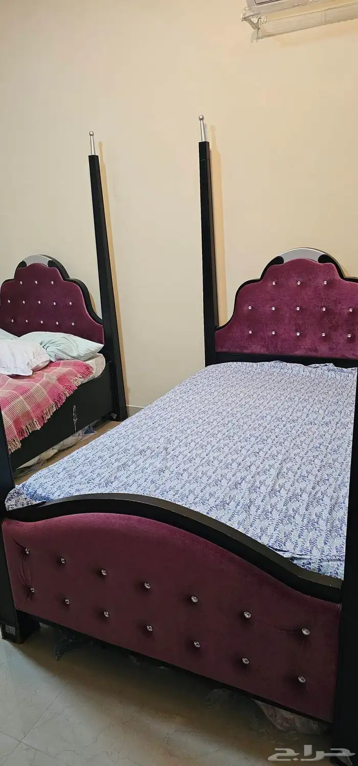 غرفه نوم بدون دولاب ملابس 5