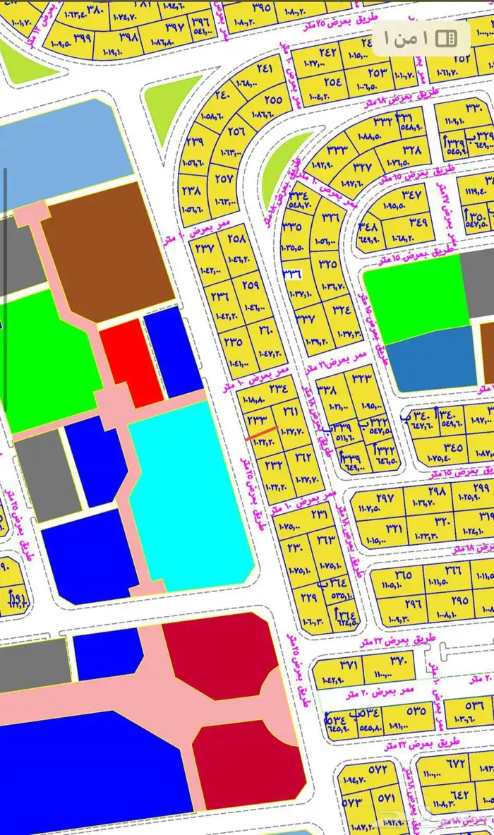 قطعة رقم 233  1 في مخطط 505 حي الناصرية بمدينة جيزان 0
