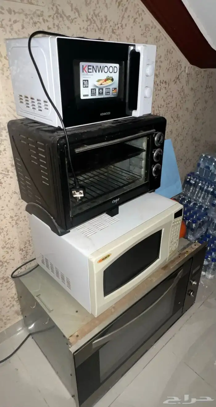 للبيع أجهزة خربانه فرنين 2مايكرويف قطع غيار سكراب 2