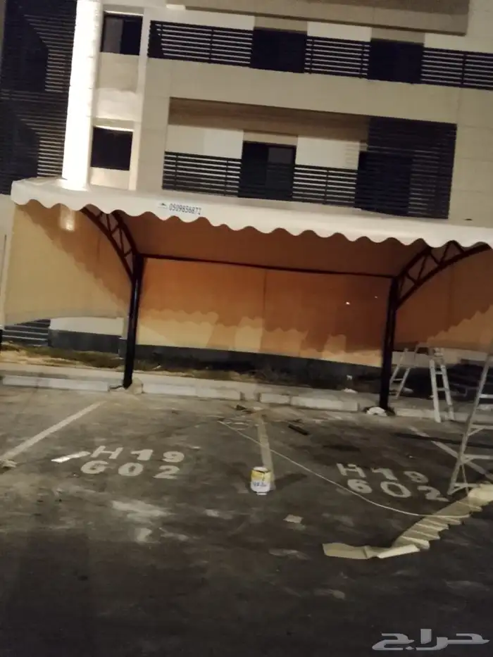 مظلات سواتر وبيوت الشعر فك ونقل وتغيير قماش 9