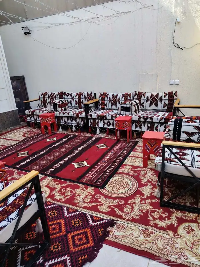 تاجير جلسات شعبيه تاجير كنب تاجر طاولات وكراسي تاجير دفايات 0