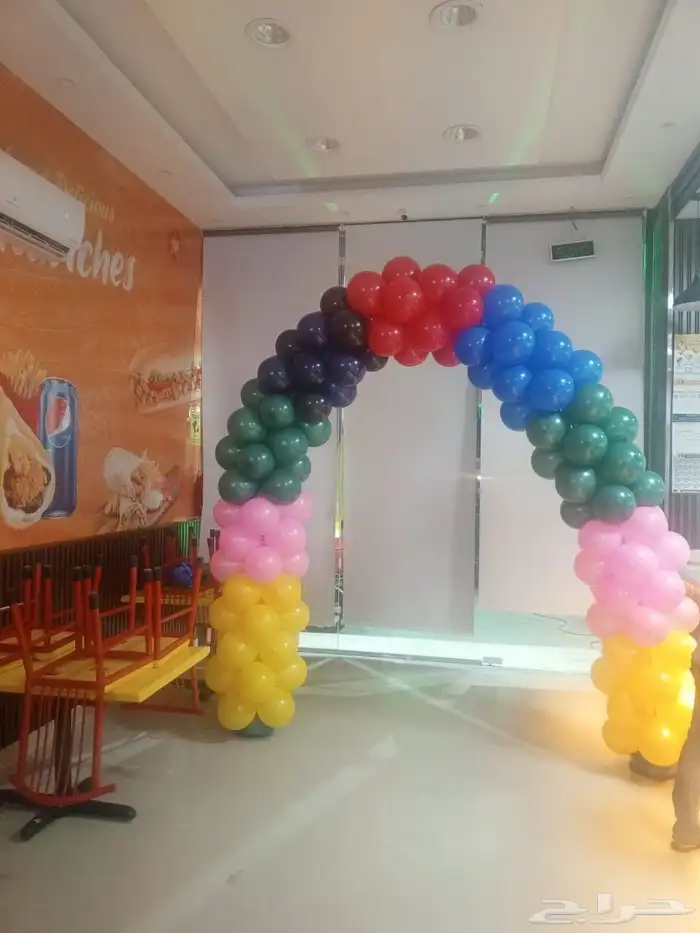 تاجيربالونات رقصه الافتتاح المحلات 7