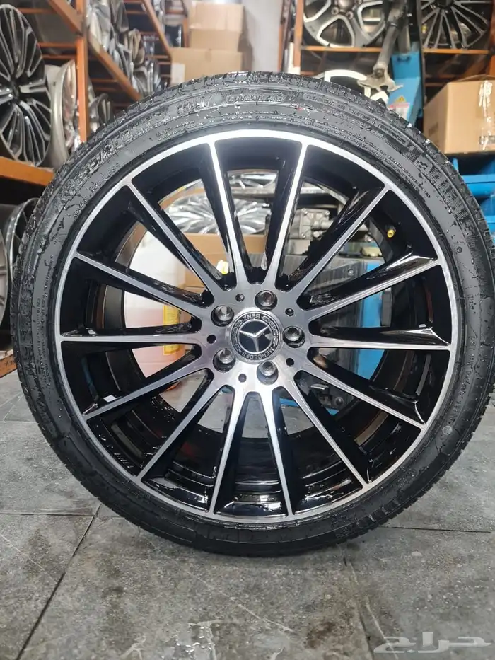 جنوط مرسيدس الجوهره AMG اصلي وكاله مقاس 20 مع الكفرات 0