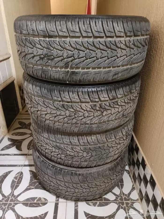 كفرات للبيع مقاس 20 للجمس او تاهو نظيفة استعمال خفيف 2