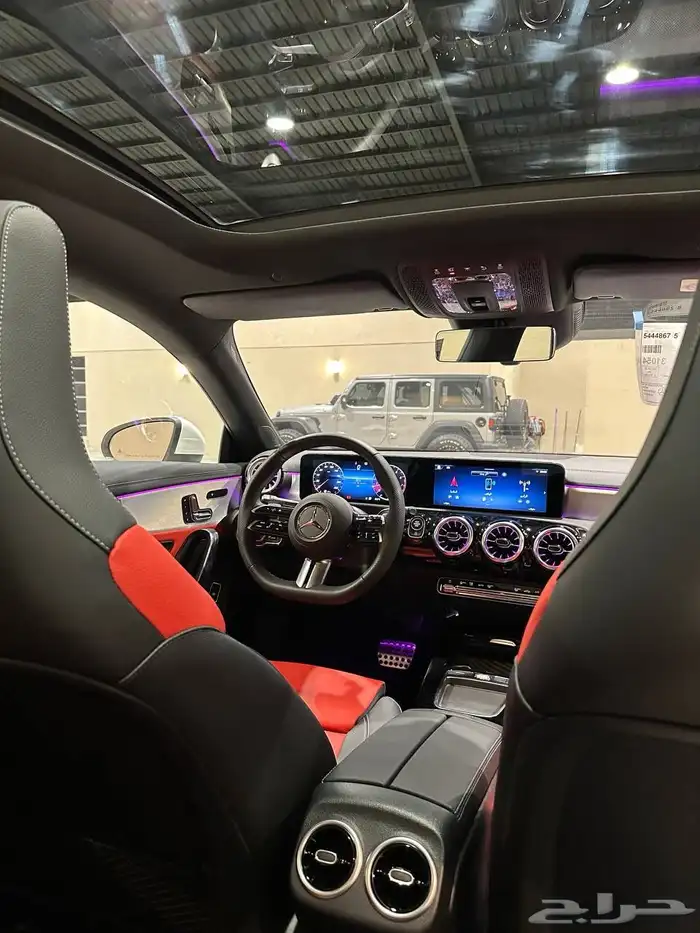 مرسيدس CLA200 AMG 2025 اصفار . رصد الفخامة 24