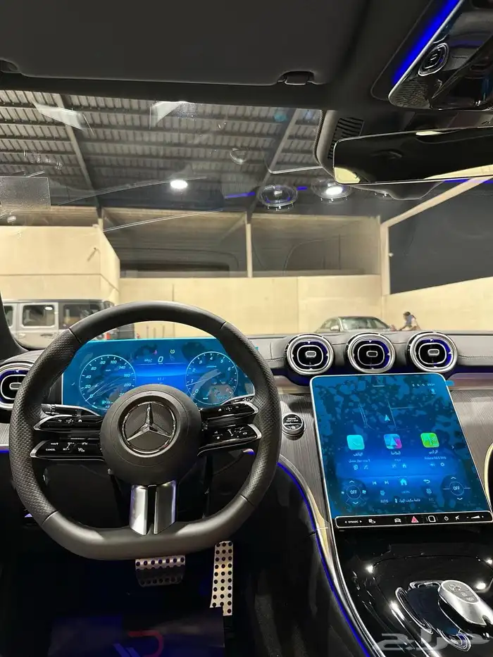 مرسيدس C200 2025 اصفار . رصد الفخامة 16