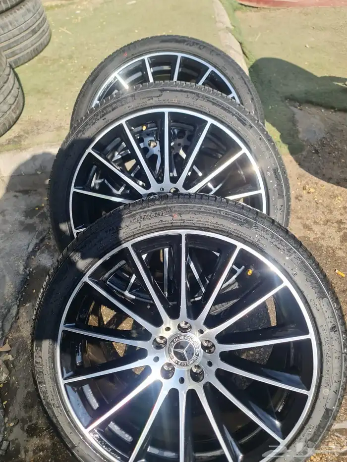 جنوط مرسيدس الجوهره AMG اصلي وكاله مقاس 20 مع الكفرات 1