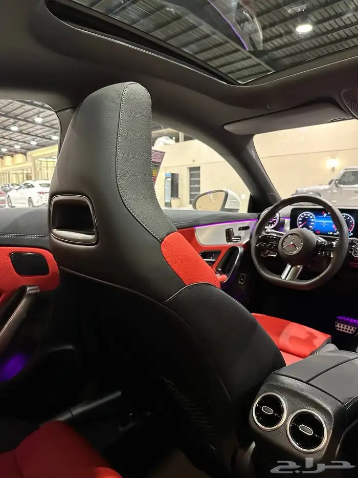 مرسيدس CLA200 AMG 2025 اصفار . رصد الفخامة 12