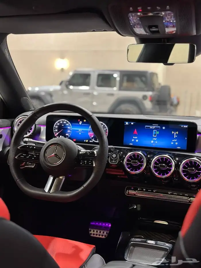 مرسيدس CLA200 AMG 2025 اصفار . رصد الفخامة 25