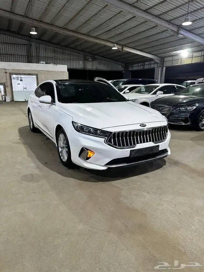 كيا كادينزا ابيض 2020 بنزين بطاقة جمركية وارد كوريا 3