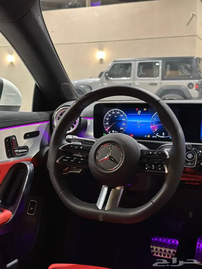 مرسيدس CLA200 AMG 2025 اصفار . رصد الفخامة 13