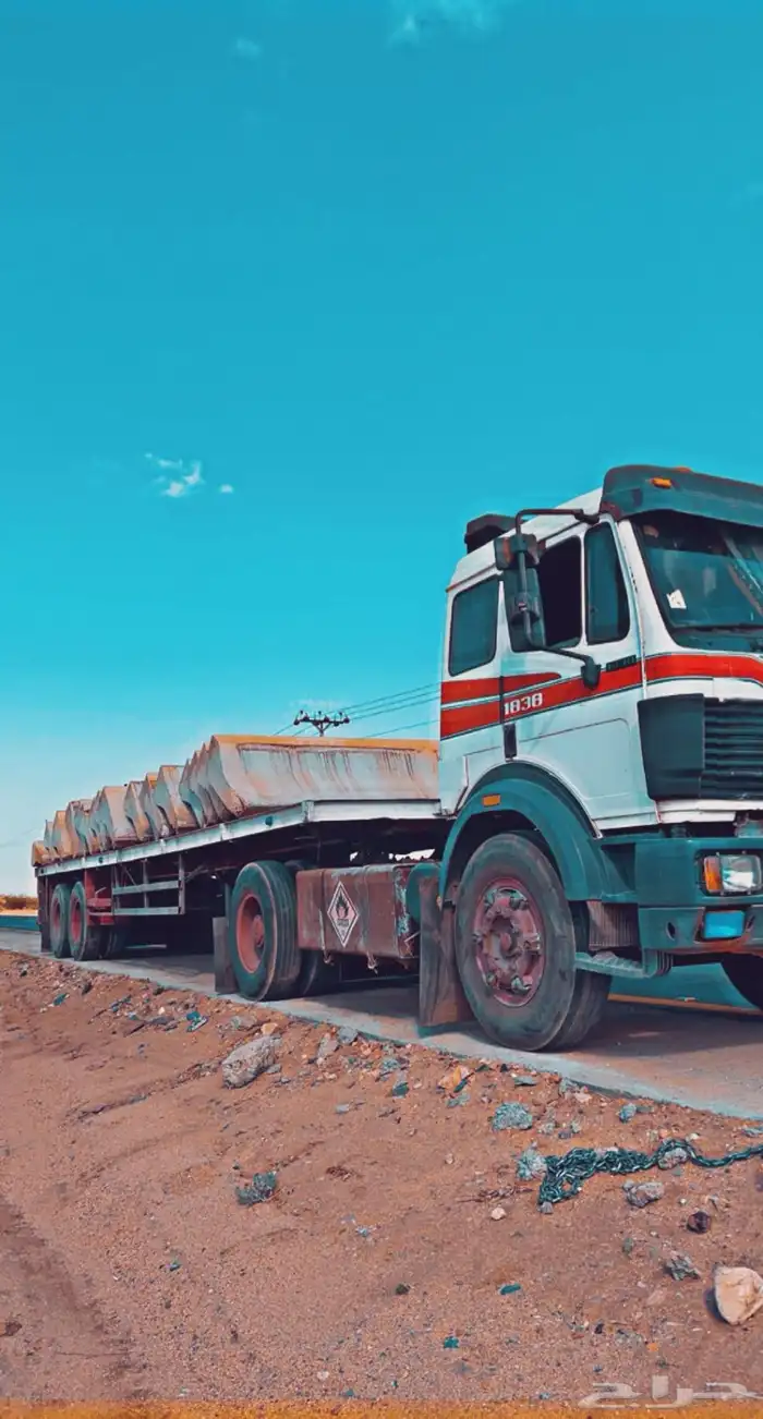 تريله سطحه للنقل 5