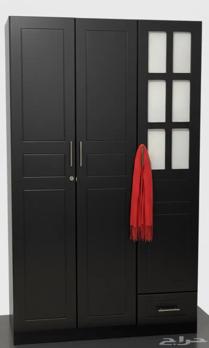 دولاب ملابس لون اسود 0