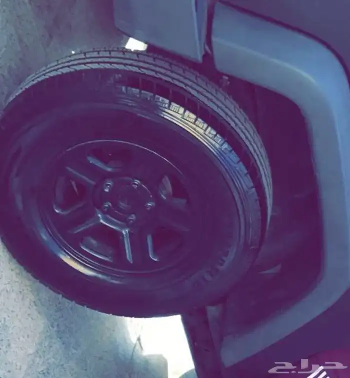 البيع مستعجل كفرات وجنوط رانجلر حجري مقاس 17 16 جنوط الوكاله 2