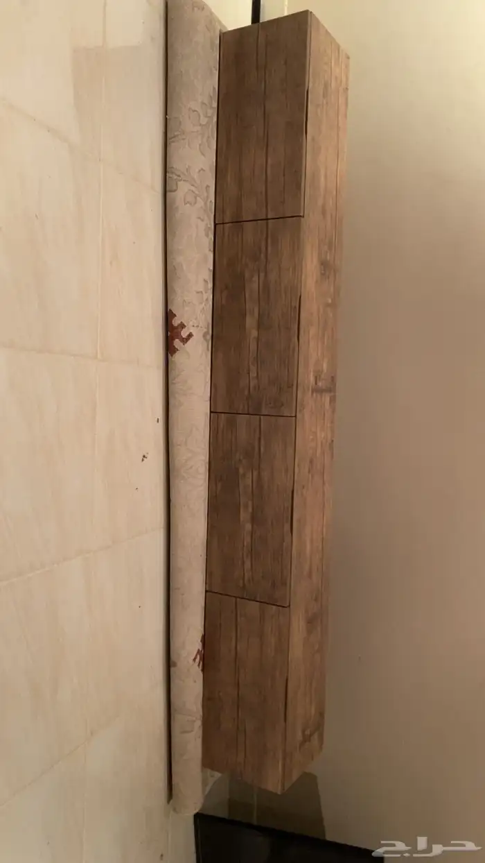رف خشبي ديكور شاشة 0