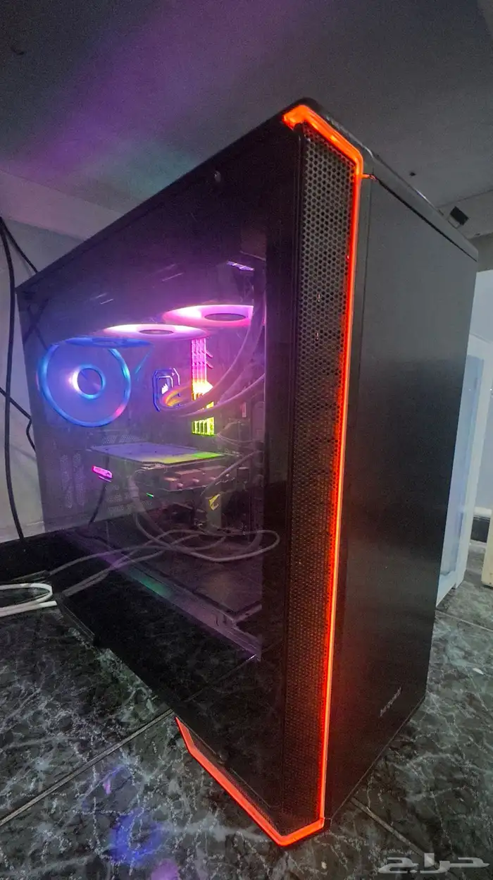 جهاز PC احترافي كامل بمعالج i7 وكرت RTX   حالة ممتازة 0