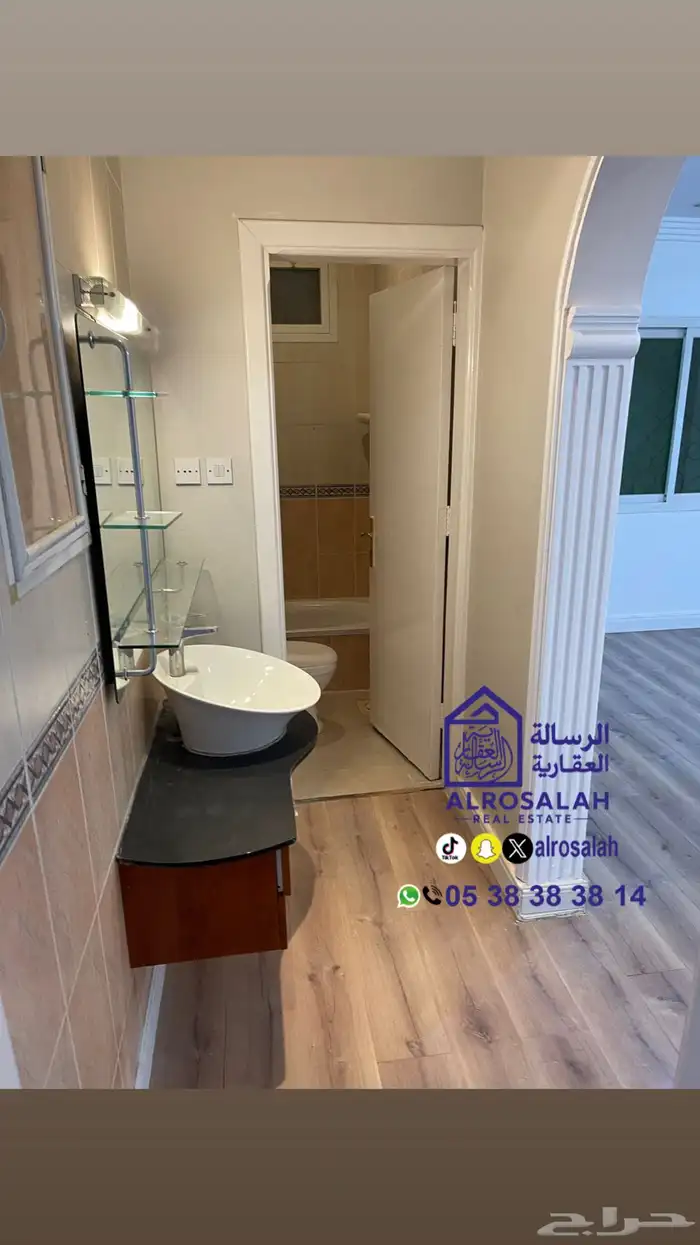 للإيجار ( دور أرضي ) حي السويدي ( الزهرة ) 6