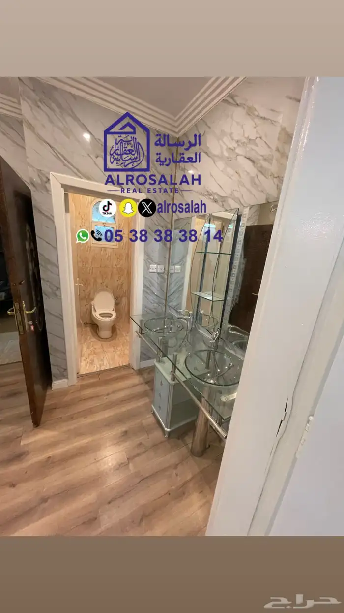 للإيجار ( دور أرضي ) حي السويدي ( الزهرة ) 13