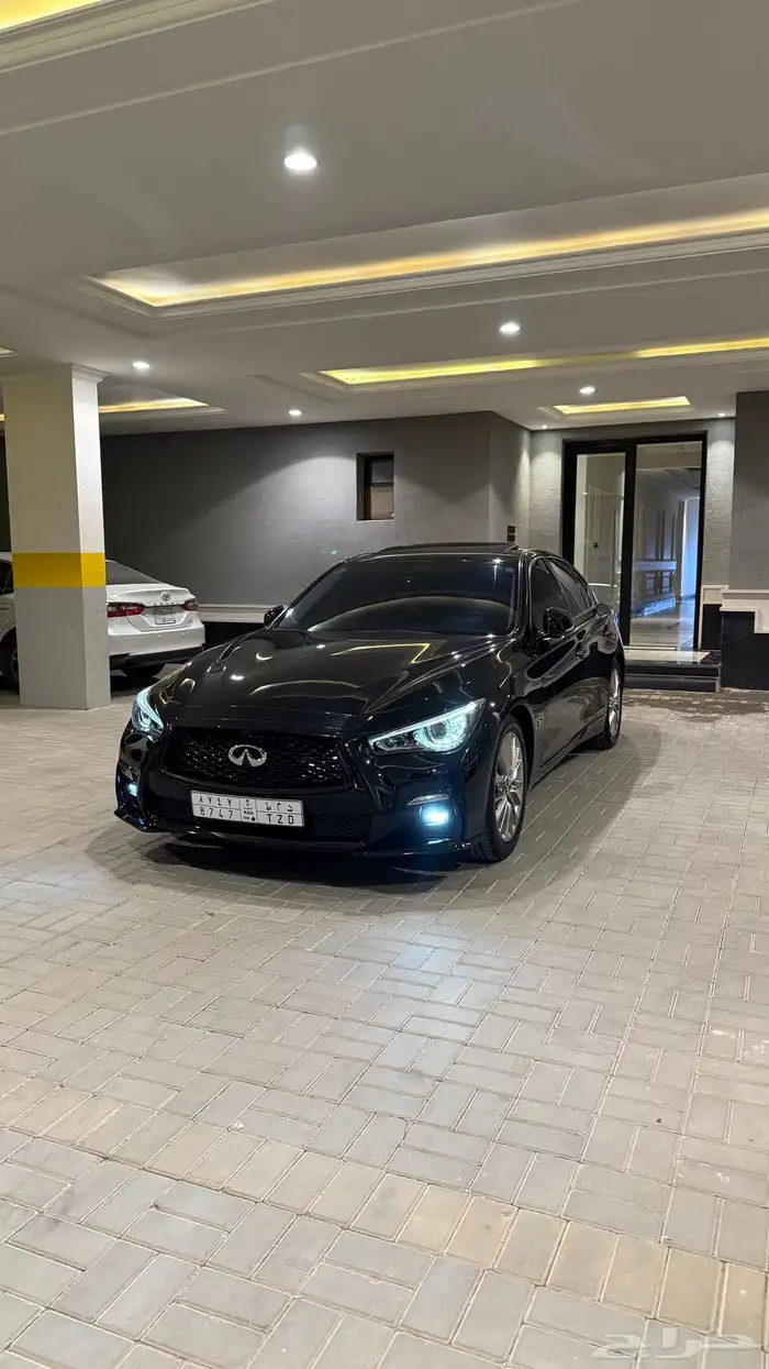 انفنتي Q50 2020 اسود ناري 1