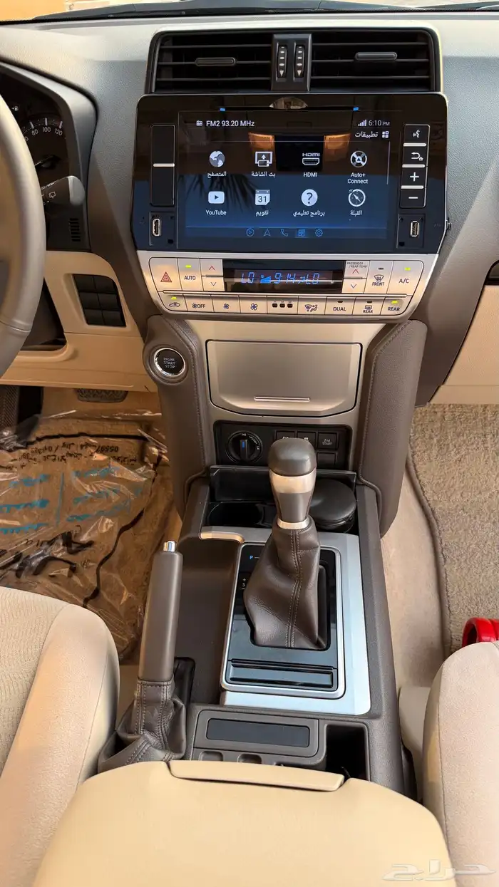 تايوتا برادو 2021 لؤلؤي GXR خليجي 6V إسبير علاق فتحة سقف 24