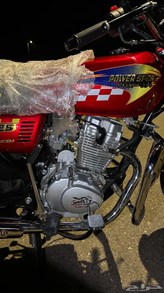 دباب باور سبورت CG125 موديل 2025 جديد وكالة ممشى 155 فقط 3