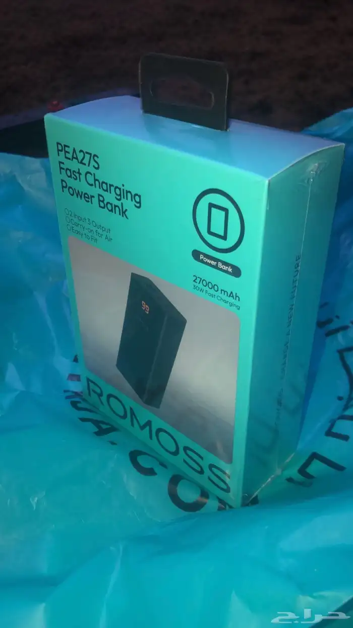 شاحن بكرتونه جديدROMOSS بور بانك 0