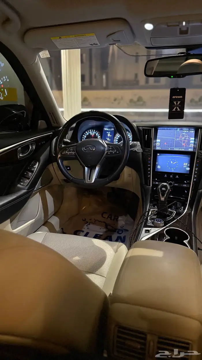 انفنتي Q50 2020 اسود ناري 22