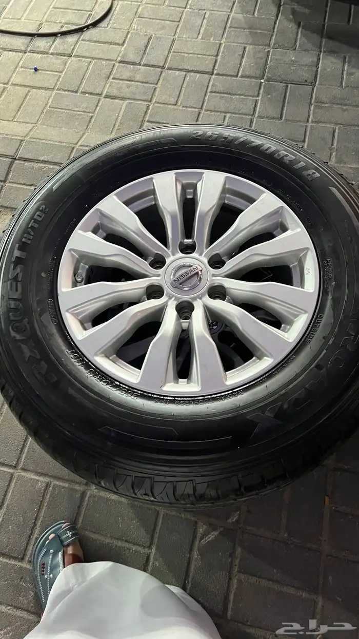 جنوط نيسان باترول مقاس 18 اصلي وكالة 1