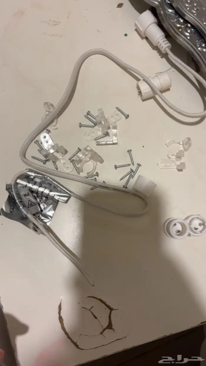 طقم سلك تمديد انارة led 4