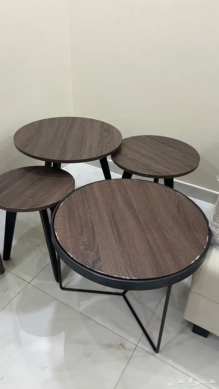 طاولات خدمه مع طاولة تلفزيون 1