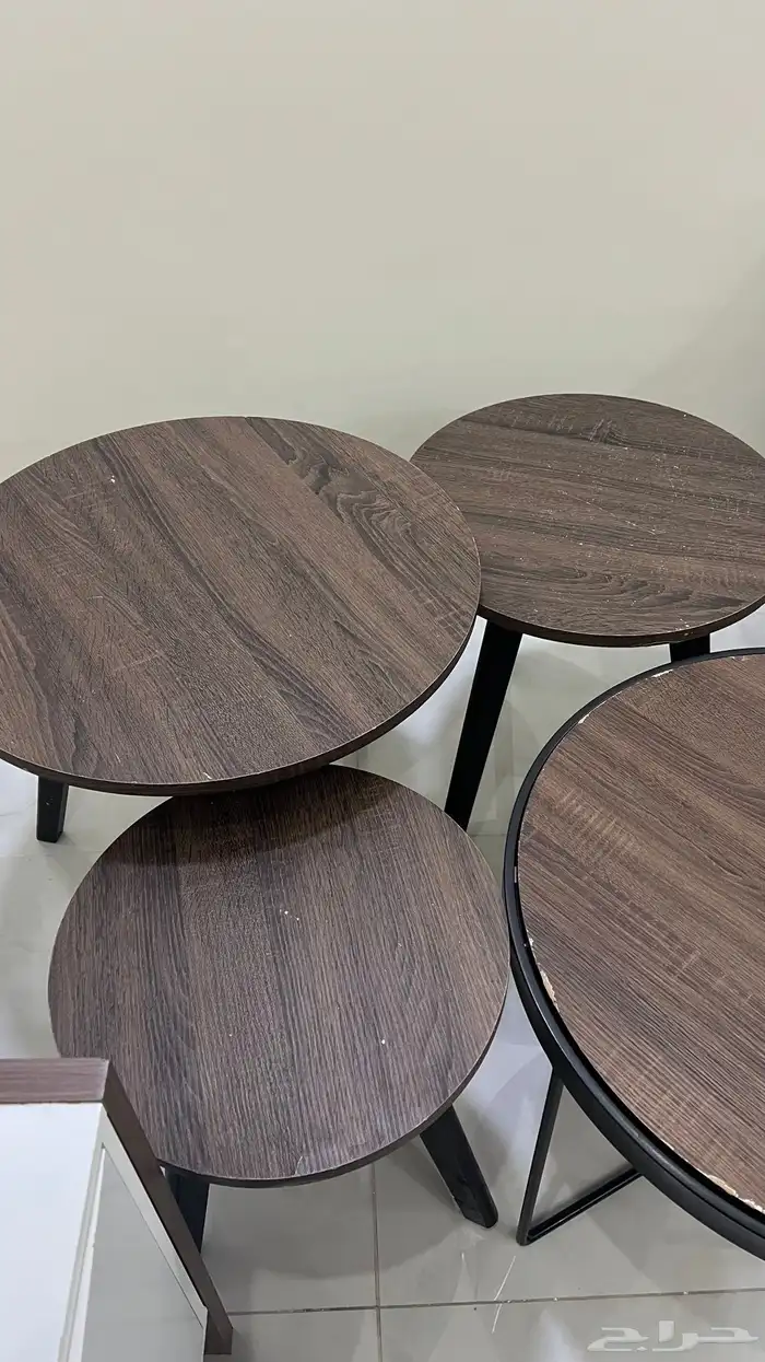 طاولات خدمه مع طاولة تلفزيون 4