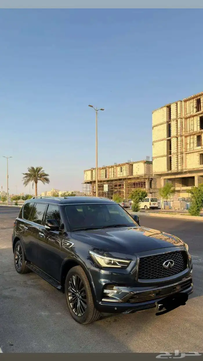 انفنتي 2021 QX80 مخزن شبه جديد عداد17 الف فقط 0