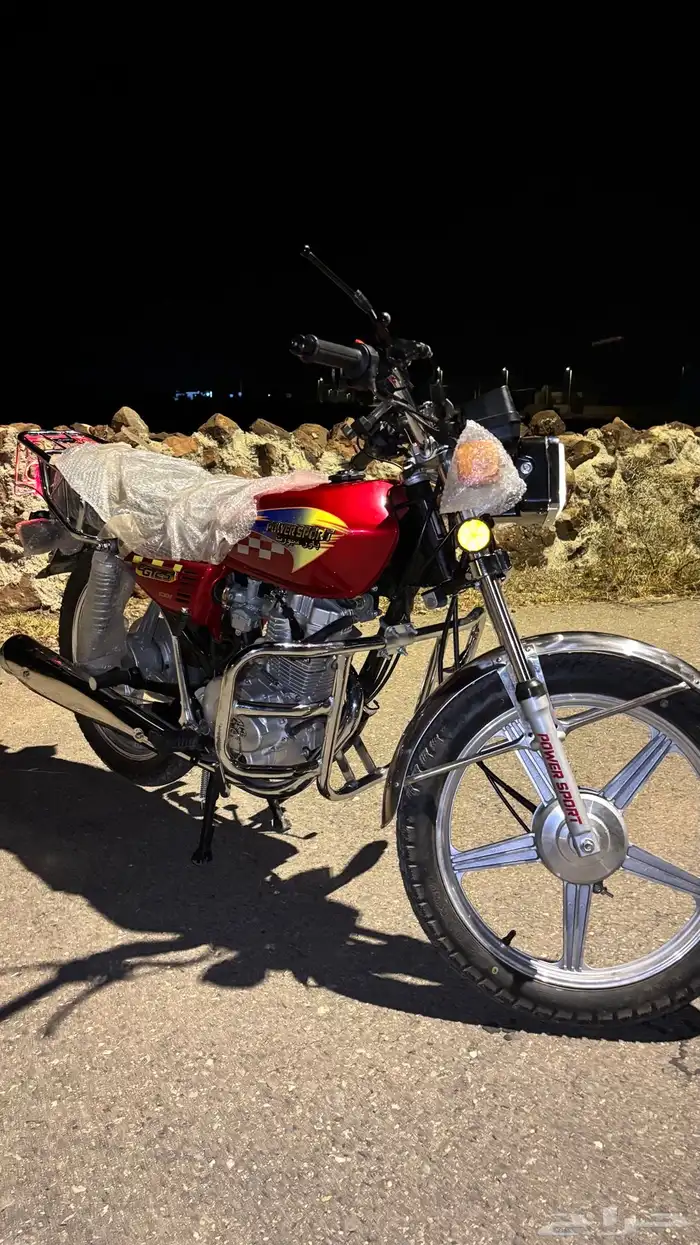 دباب باور سبورت CG125 موديل 2025 جديد وكالة ممشى 155 فقط 0