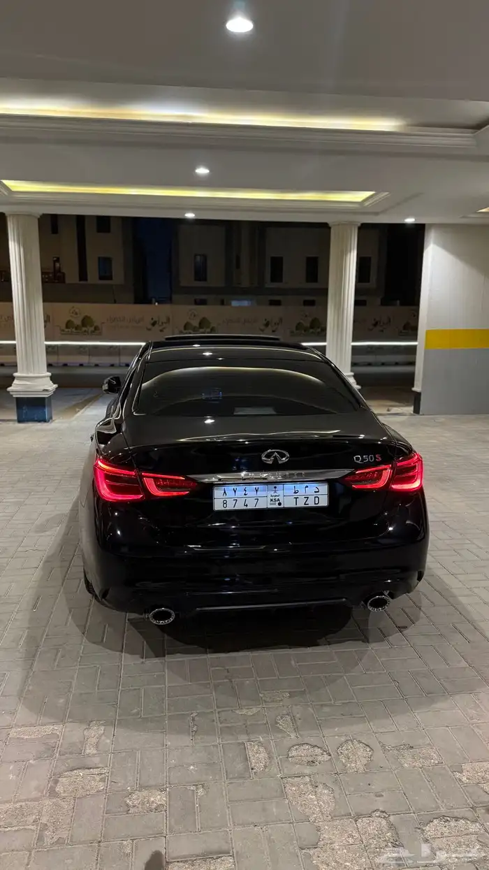 انفنتي Q50 2020 اسود ناري 8