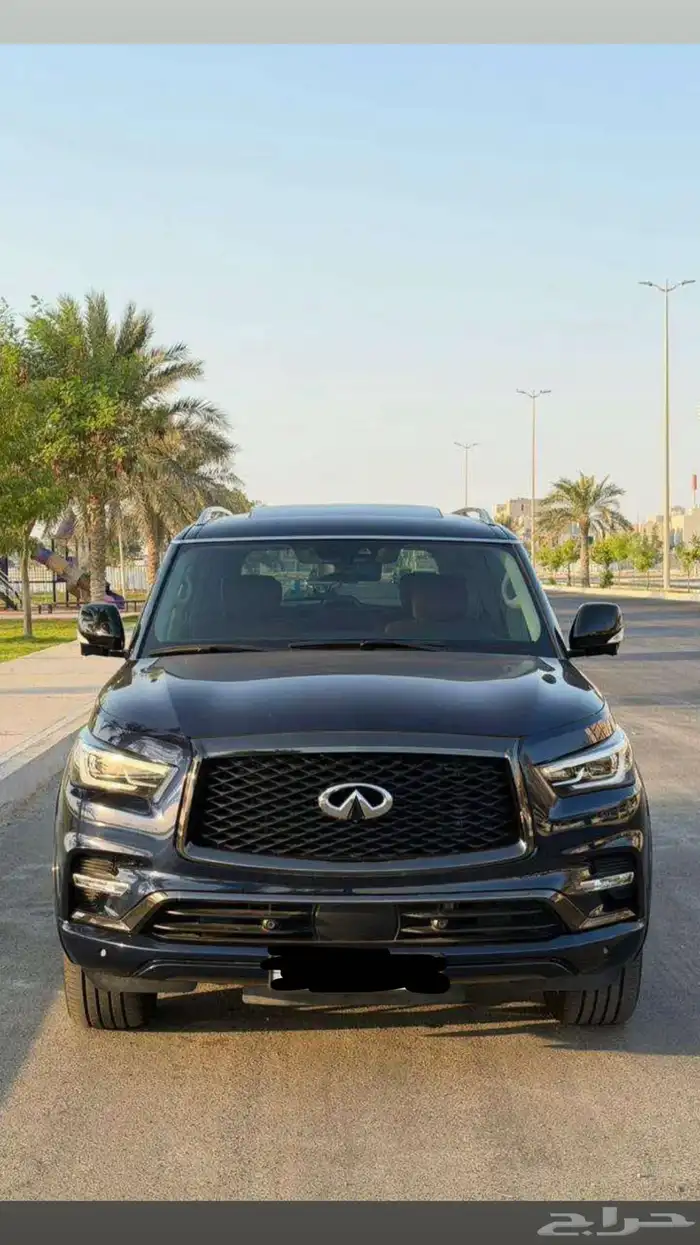 انفنتي 2021 QX80 مخزن شبه جديد عداد17 الف فقط 2