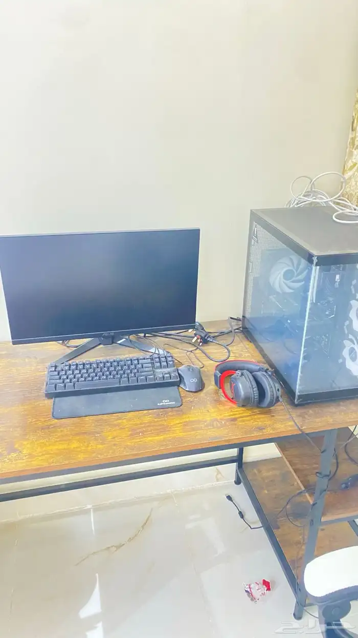 بي سي نظيف استخدام مرتين فقط معاه سماعه هايبر اكس 0