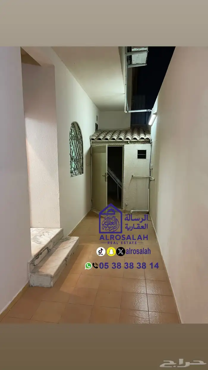 للإيجار ( دور أرضي ) حي السويدي ( الزهرة ) 2