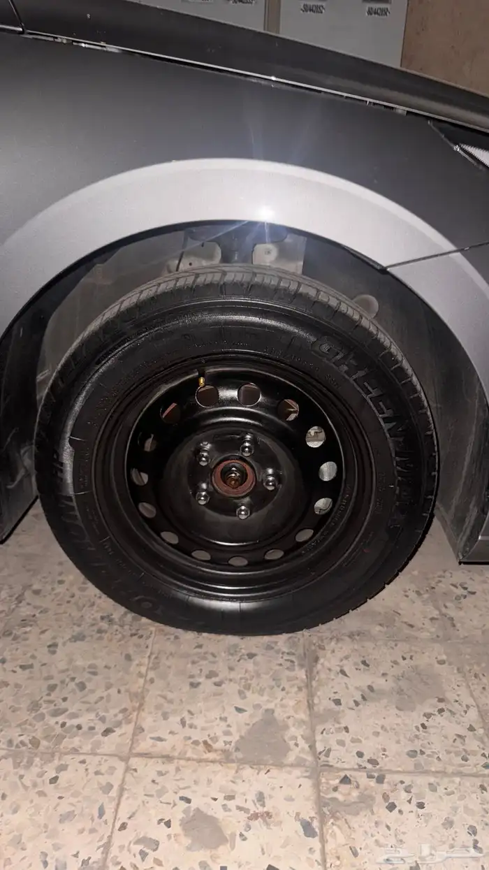 طقم جنوط وكفرات سوح النترا مقاس 15 4