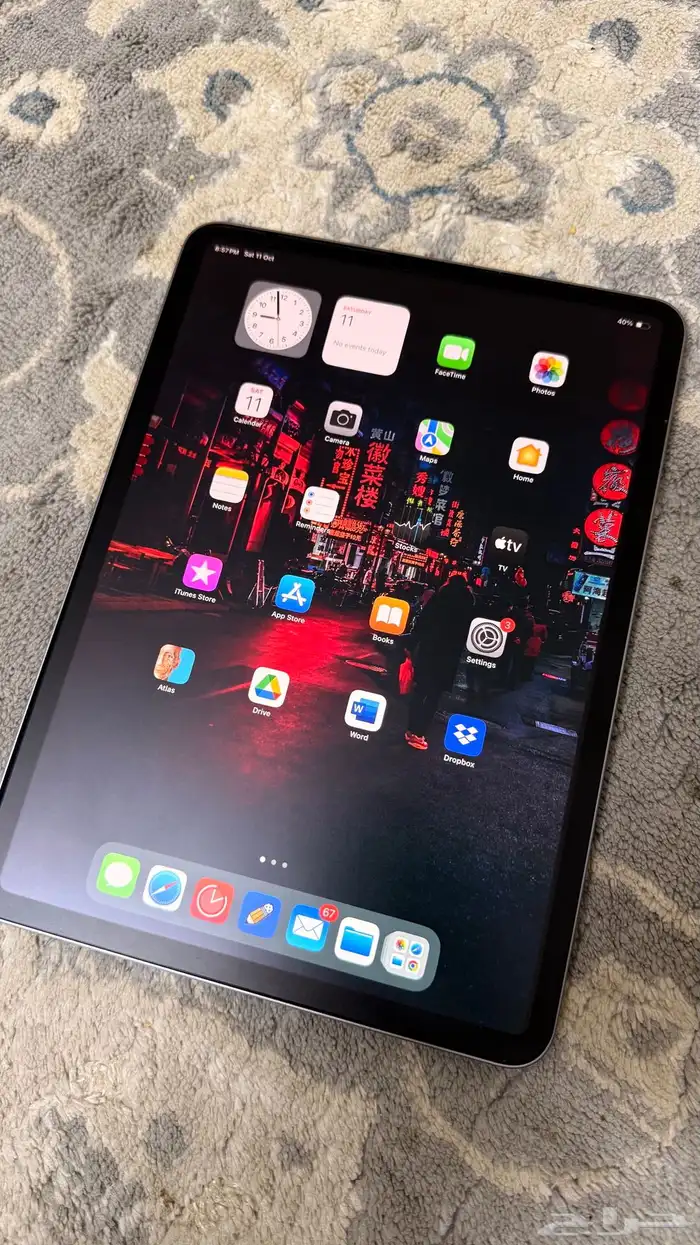 ايباد برو الجيل الرابع 11 انش 256 جيجا 0