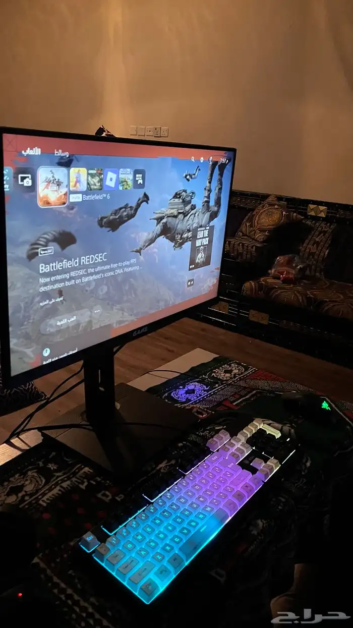 شاشة قيمنق 200 فريم 5