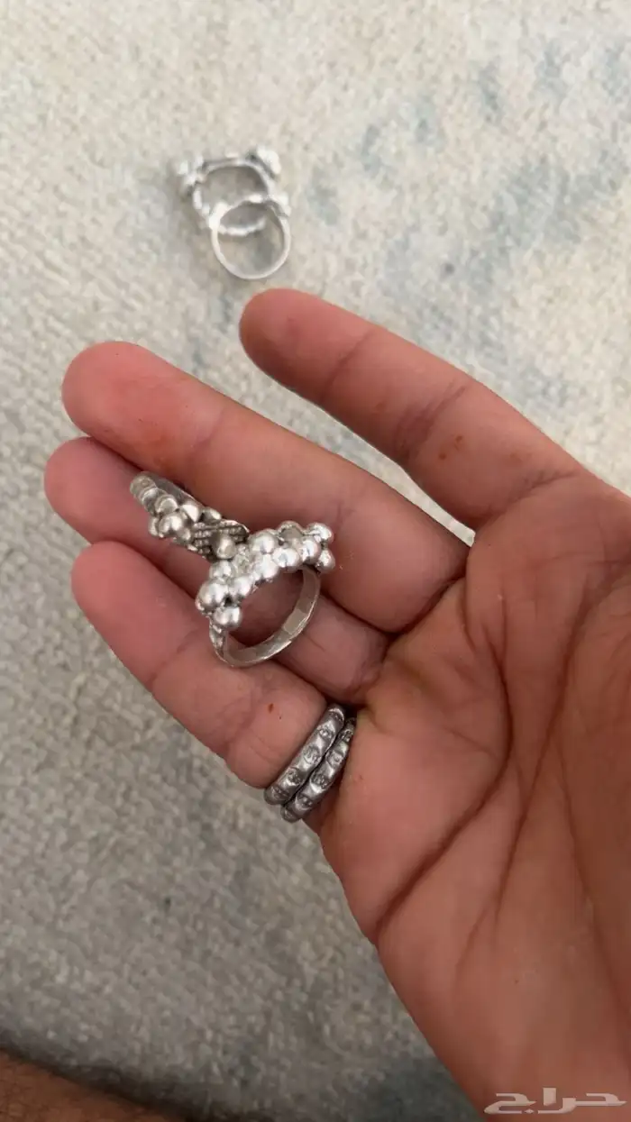 خواتم فضه قديمه 1