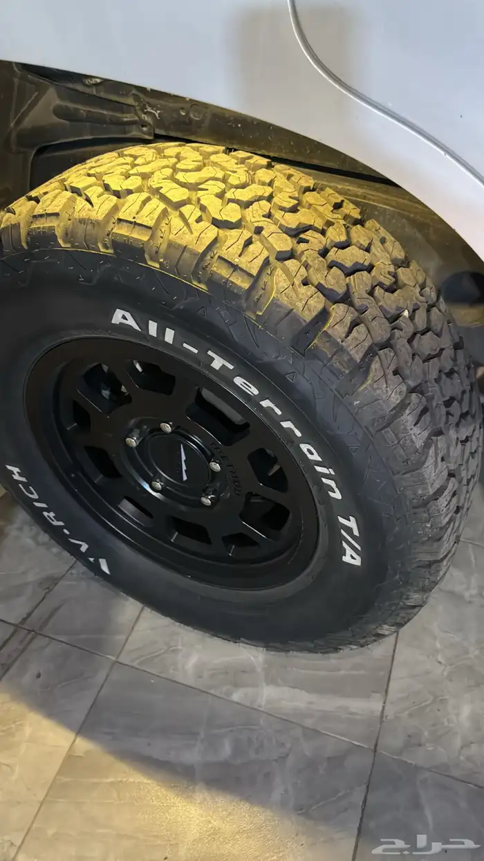 كفرات حجري وجنوط ميثود 5مسامير استخدام شهر المقاس 265_70_17 5