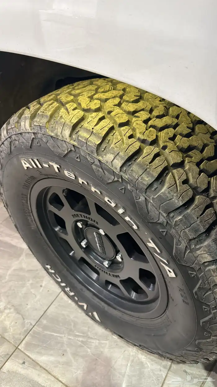 كفرات حجري وجنوط ميثود 5مسامير استخدام شهر المقاس 265_70_17 4