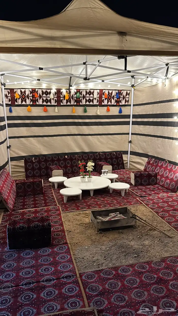 جلسات مع خيمه للإيجار اليوم الخميس 0