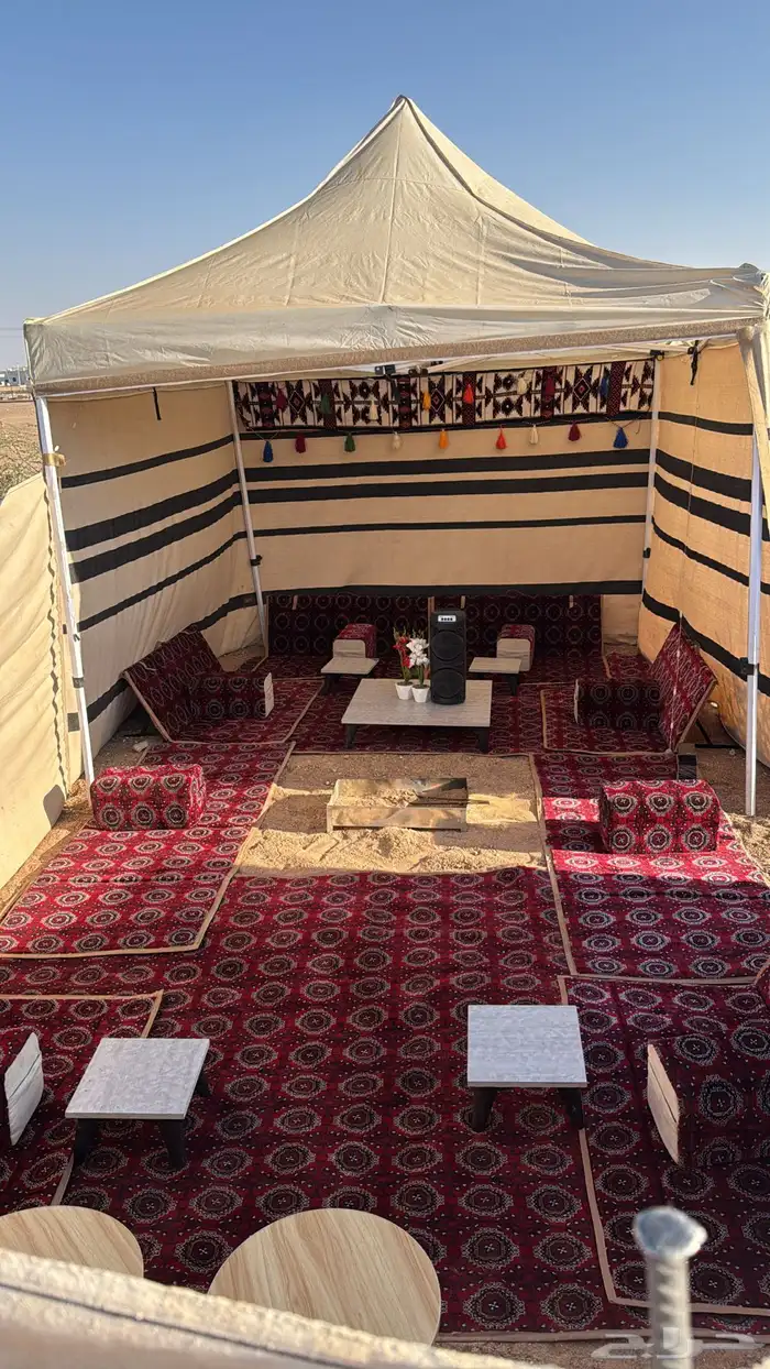 جلسات مع خيمه للإيجار اليوم الخميس 2