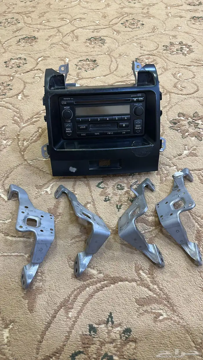 مسجل تيوتا وديكور مسجل لاند كروزر وقواعد 1