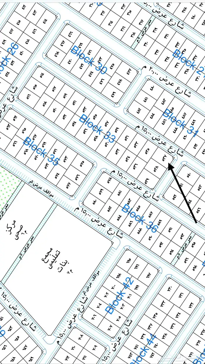 ارض بمخطط حطين جنوب الشقة ببريدة 0